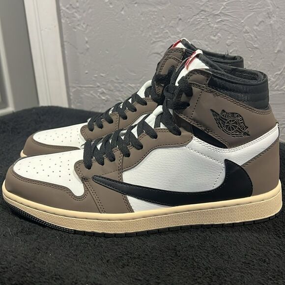 🔥🔥 NIKE Air Jordan 1 Travis Scott Cactus Jacks “REPS” Hi-Top Shoes - Never Worn - Picture 2 of 14